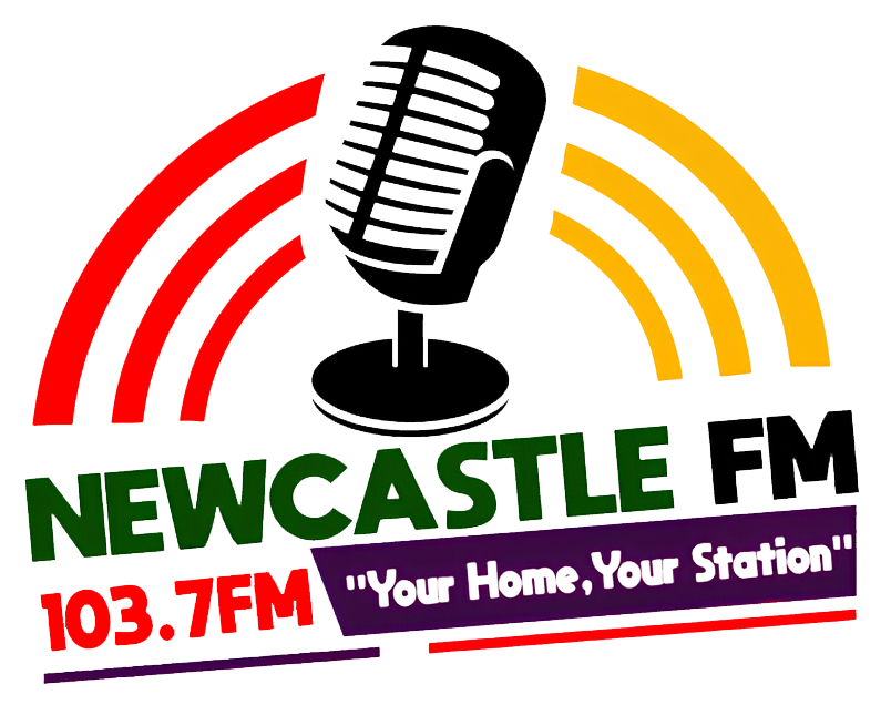 Newcastle FM 103.7 — Your Home, Your Station logo
